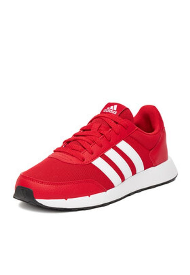 Adidas - adidas Sneakersy RUN 50S JQ4516 W Czerwony. Kolor: czerwony. Materiał: materiał. Sport: bieganie