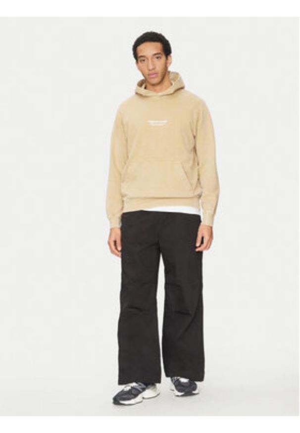 Jack & Jones - Jack&Jones Spodnie materiałowe Parachute 12260931 Czarny Loose Fit. Kolor: czarny. Materiał: bawełna