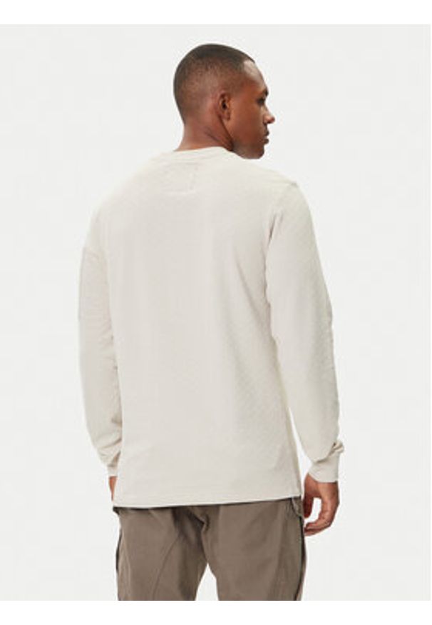 G-Star RAW - G-Star Raw Longsleeve Checquard D26033-D965 Beżowy Regular Fit. Kolor: beżowy. Materiał: bawełna. Długość rękawa: długi rękaw