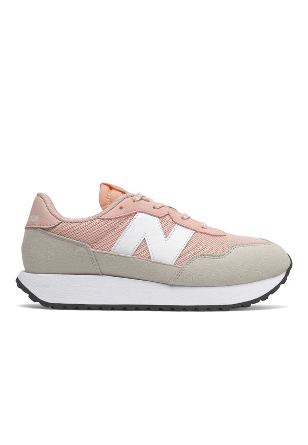 New Balance GS237SS1. Materiał: zamsz, materiał. Szerokość cholewki: normalna