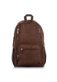 Plecak sportowy BAG STREET SP-09-BR brązowy. Kolor: brązowy. Materiał: materiał. Styl: sportowy, street #1