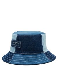 Karl Lagerfeld - KARL LAGERFELD Bucket 231W3404 Niebieski. Kolor: niebieski. Materiał: materiał, bawełna