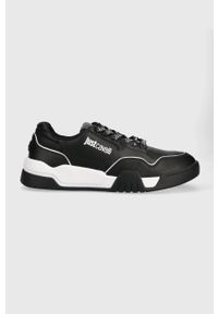 Just Cavalli sneakersy kolor czarny 75QA3SA5 ZP383 899. Nosek buta: okrągły. Zapięcie: sznurówki. Kolor: czarny. Materiał: guma #1