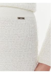 Liu Jo Spódnica ołówkowa MF3294 MA34O Écru Slim Fit. Materiał: syntetyk #5