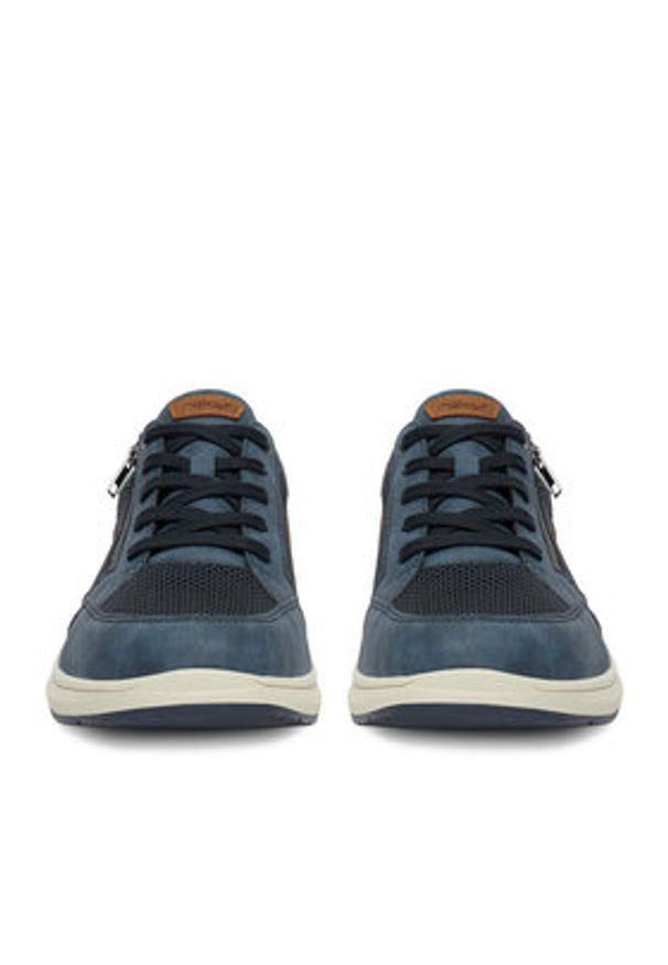 Rieker Sneakersy 16901-14 Granatowy. Kolor: niebieski. Materiał: materiał