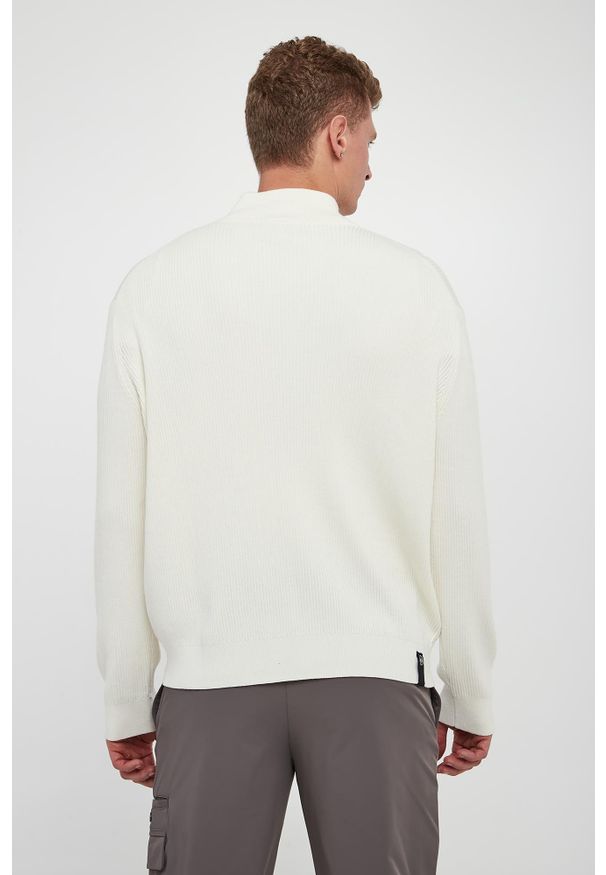 Armani Exchange - Sweter męski wełniany ARMANI EXCHANGE. Materiał: wełna
