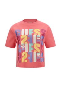 Guess T-Shirt Edwina V3GI08 I3Z14 Różowy Regular Fit. Kolor: różowy. Materiał: bawełna #2