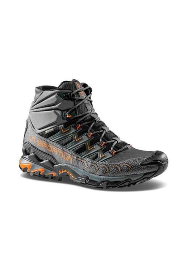 LA SPORTIVA - Buty trekkingowe męskie La Sportiva La Ultra Raptor Ii Mid Gtx. Zapięcie: sznurówki. Kolor: wielokolorowy, szary. Materiał: tkanina, materiał, syntetyk. Szerokość cholewki: normalna. Sport: turystyka piesza