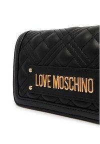 Love Moschino - LOVE MOSCHINO Torebka JC5681PP1OLA0000 Czarny. Kolor: czarny. Materiał: skórzane #4
