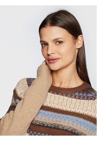 Fransa Sweter Isabella 20611200 Kolorowy Regular Fit. Materiał: syntetyk. Wzór: kolorowy #4