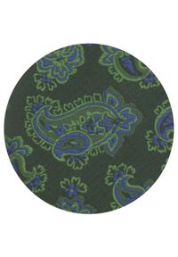 Krawat Męski - Angelo di Monti - Zielony, Wzór Paisley. Kolor: zielony. Materiał: tkanina. Wzór: paisley. Styl: elegancki, wizytowy #3