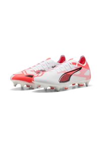 Puma - Buty piłkarskie FUTURE 5 MATCH MxSG PUMA White Black Glowing Red. Kolor: biały, czerwony, wielokolorowy, czarny. Sport: piłka nożna