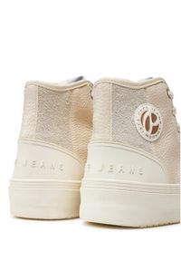 Pepe Jeans Trampki PLS31576 Écru. Materiał: skóra #5
