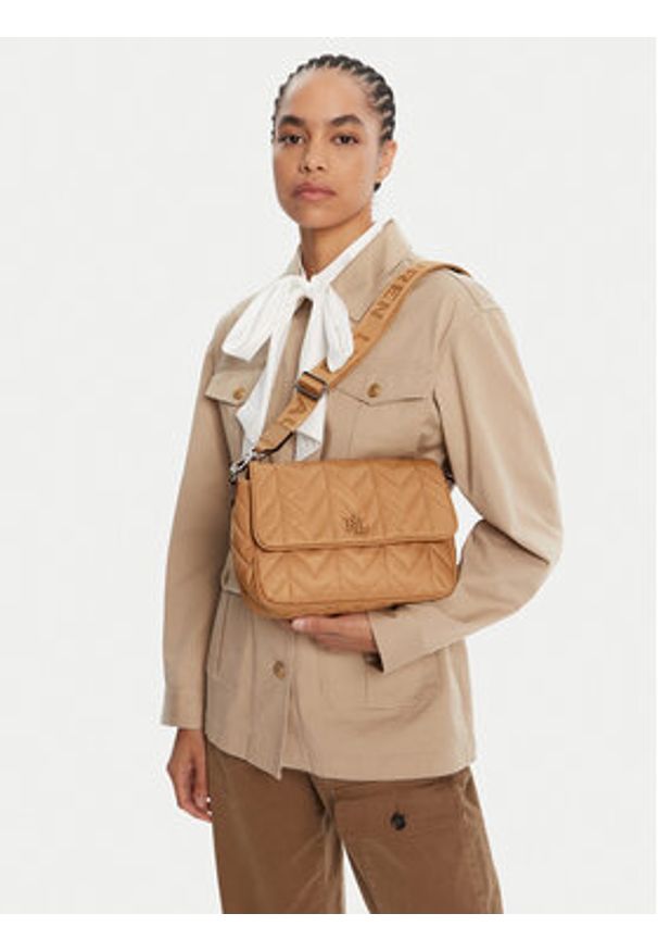 Lauren Ralph Lauren - LAUREN RALPH LAUREN Torebka 431969359002 Khaki. Kolor: brązowy