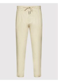 Only & Sons Spodnie materiałowe Leo 22013002 Beżowy Regular Fit. Kolor: beżowy. Materiał: bawełna
