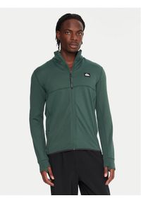 Quiksilver Bluza techniczna Steep Point EQYPF03078 Zielony Slim Fit. Kolor: zielony. Materiał: syntetyk #1