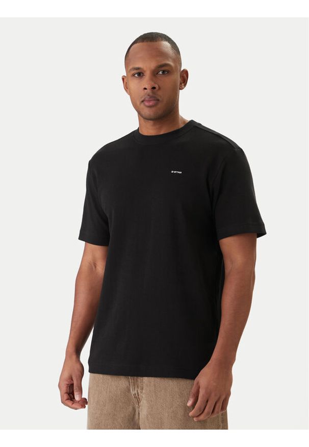 G-Star RAW - G-Star Raw T-Shirt D28609-C812 Czarny Regular Fit. Kolor: czarny. Materiał: bawełna