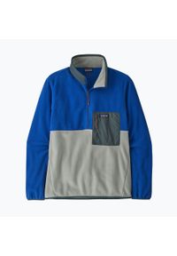 Bluza polarowa męska Patagonia Microdini 1/2 Zip P/O. Kolor: niebieski. Materiał: polar