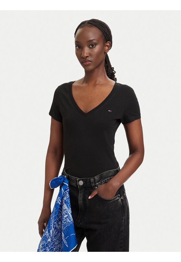 Tommy Jeans Komplet t-shirtów DW0DW23160 Kolorowy Slim Fit. Materiał: bawełna. Wzór: kolorowy