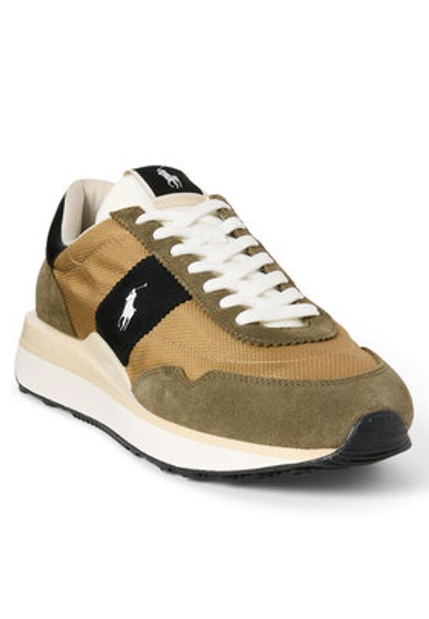 Polo Ralph Lauren Sneakersy 809949937001 Brązowy. Kolor: brązowy. Materiał: zamsz, skóra