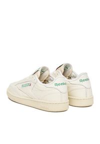 Reebok Sneakersy EO-CLUB C 85 VINTAGE 100007797 Écru. Kolor: kremowy. Materiał: skóra. Model: Reebok Club #5