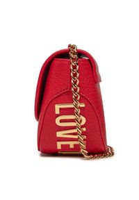 Love Moschino - LOVE MOSCHINO Torebka JC4102PP1ILT0500 Czerwony. Kolor: czerwony. Materiał: skórzane