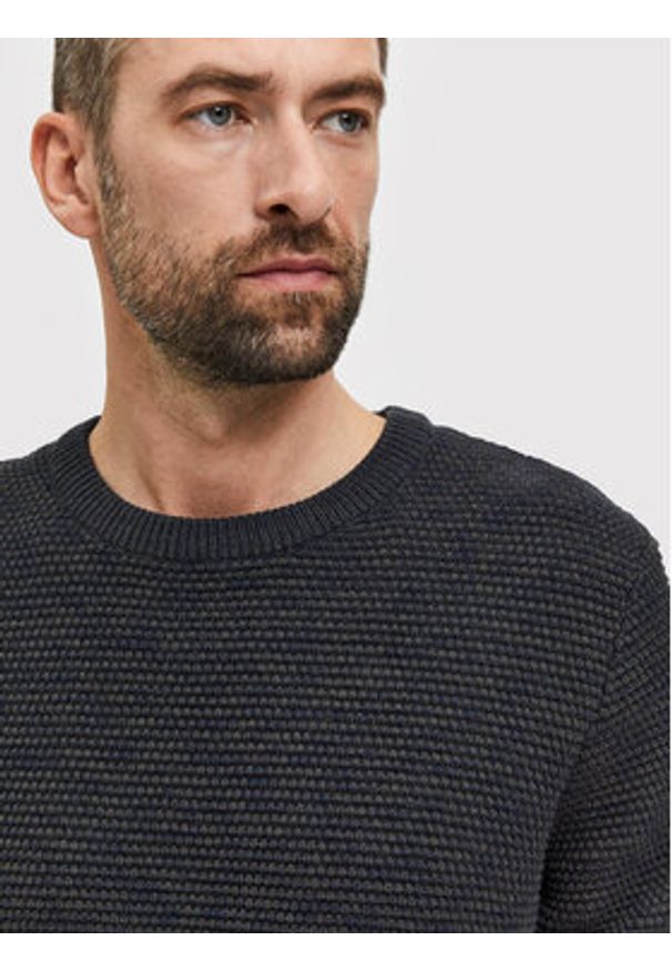 Selected Homme Sweter Vince 16059390 Szary Regular Fit. Kolor: szary. Materiał: bawełna