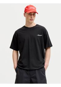 Jack & Jones T-Shirt Eterna 12295544 Czarny Loose Fit. Kolor: czarny. Materiał: bawełna #1
