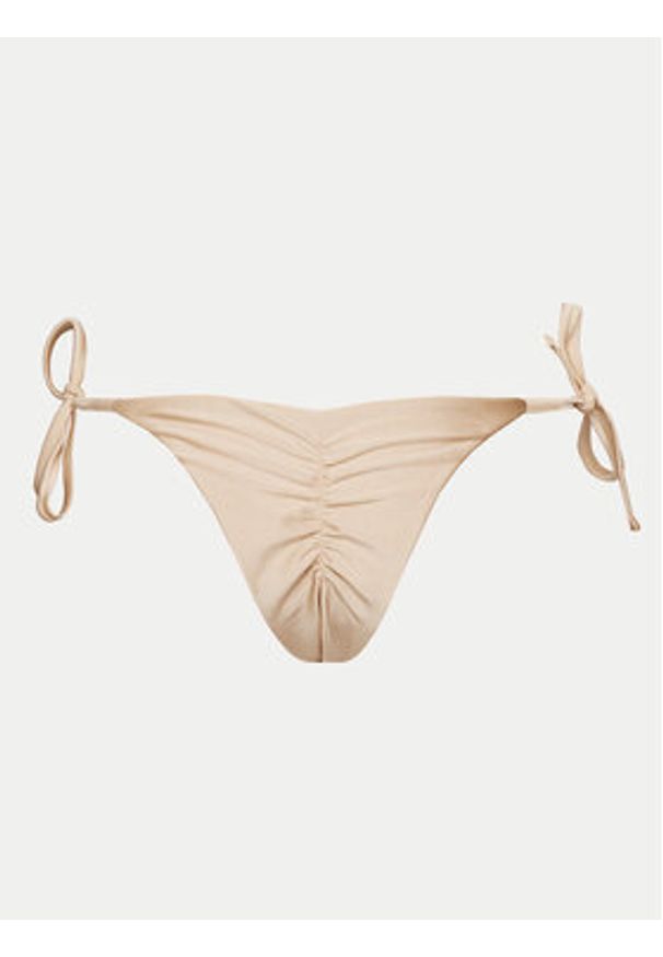 Guess Dół od bikini E3GO02 KBMV0 Złoty. Kolor: złoty. Materiał: syntetyk
