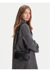 Tommy Jeans Torebka Tjw American Cool Camera Bag AW0AW17570 Czarny. Kolor: czarny. Materiał: skórzane