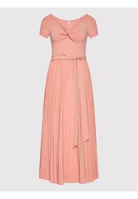 Guess Sukienka codzienna Erynn WBGK86 WE6D1 Różowy Regular Fit. Okazja: na co dzień. Kolor: różowy. Materiał: syntetyk. Typ sukienki: proste. Styl: casual #4