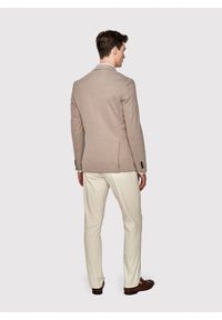 Pako Lorente - PAKO LORENTE – Męskie basicowe spodnie w kolorze ecru P23SB-WX-005-E-0. Materiał: bawełna, elastan. Długość: długie. Wzór: gładki #4