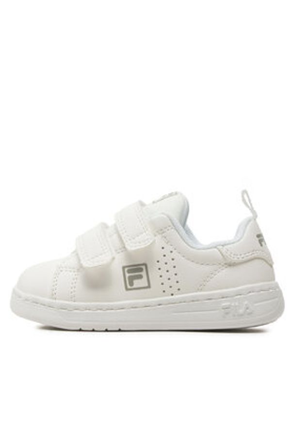 Fila Sneakersy Crosscourt 2 Nt Velcro Tdl FFK0113 Biały. Kolor: biały. Materiał: skóra