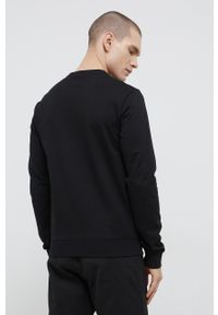 EA7 Emporio Armani Bluza bawełniana męska kolor czarny z nadrukiem. Okazja: na co dzień. Kolor: czarny. Materiał: bawełna. Wzór: nadruk. Styl: casual #3