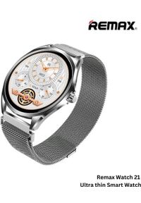 Remax - SMARTWATCH REMAX WATCH21 ULTRA THIN STAINLESS STEEL/BLACK. Rodzaj zegarka: smartwatch