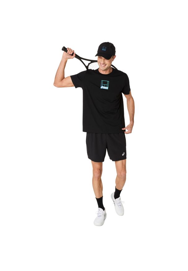 Koszulka Asics Court Core Graphic. Kolor: czarny
