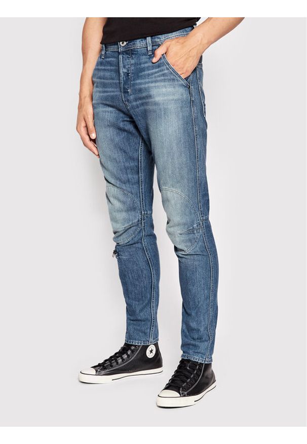 G-Star RAW - G-Star Raw Jeansy Pilot D20505-B767-D123 Niebieski Slim Fit. Kolor: niebieski