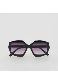Reserved - Okulary przeciwsłoneczne - Czarny. Kolor: czarny #1