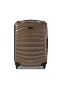 Samsonite Walizka kabinowa Lite-Shock 62764-1775-1HUU Brązowy. Kolor: brązowy #9