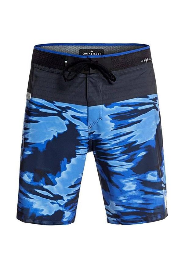 Spodenki szorty kąpielowe męskie Quiksilver Highline Blackout na Plażę. Kolor: niebieski