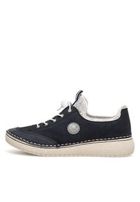 Rieker Półbuty 50958-14 Granatowy. Kolor: niebieski. Materiał: materiał #8