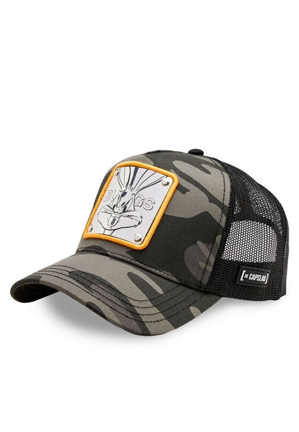 CapsLab - Capslab Czapka z daszkiem Looney Tunes Capslab Trucker CL/LOO8/1/CT/BUG3 Szary. Kolor: szary. Materiał: bawełna, materiał