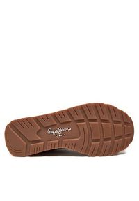 Pepe Jeans Sneakersy Brit Sequins W PLS40009 Beżowy. Kolor: beżowy. Materiał: skóra #2