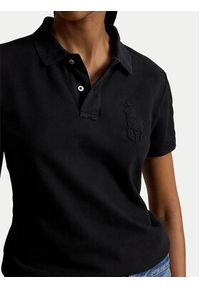 Polo Ralph Lauren Polo 211A12742001 Czarny Classic Fit. Typ kołnierza: polo. Kolor: czarny. Materiał: bawełna #2