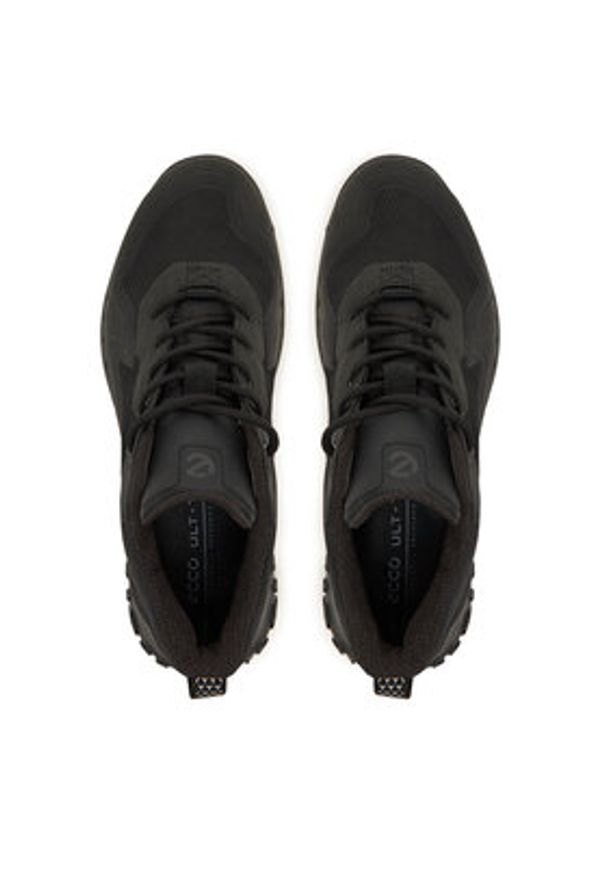 ecco - ECCO Sneakersy 82433357341 Czarny. Kolor: czarny. Materiał: materiał