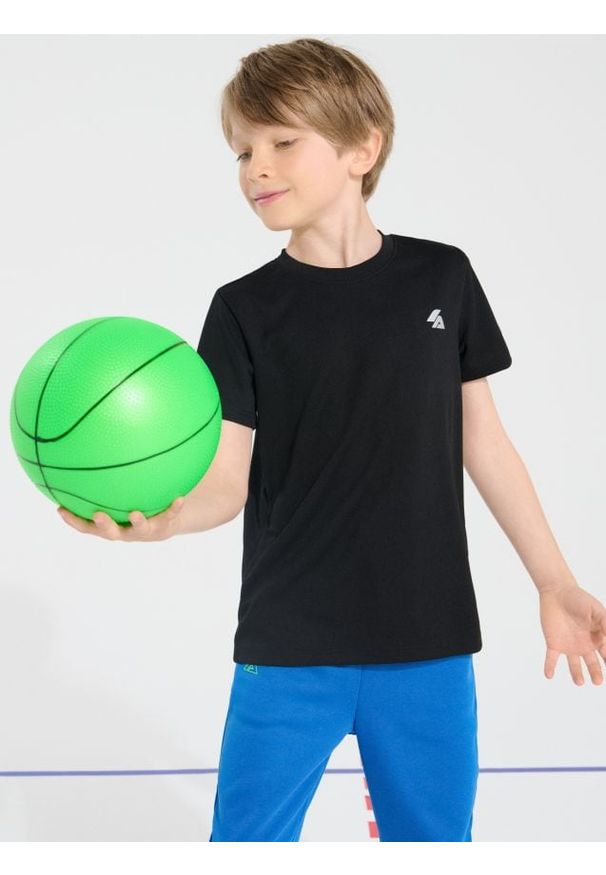 Sinsay - Szybkoschnąca koszulka sportowa 2 pack Active - czarny. Kolor: czarny. Styl: sportowy