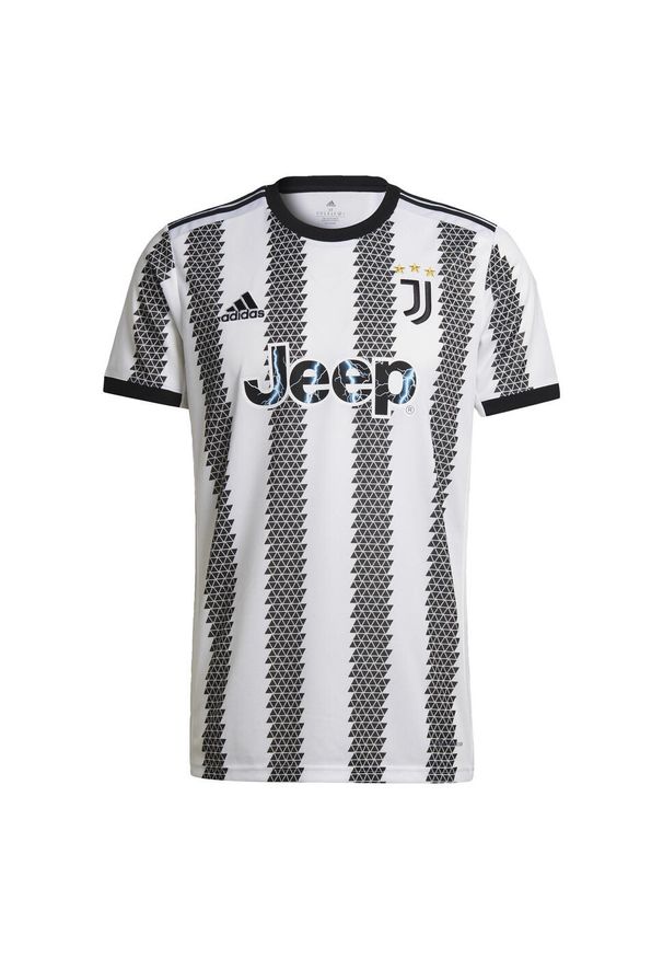 Adidas - Juventus 22/23 Home Jersey. Kolor: biały, wielokolorowy, czarny. Materiał: jersey