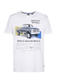 Petrol Industries T-Shirt M-1050-TSR604 Biały Regular Fit. Kolor: biały. Materiał: bawełna #5