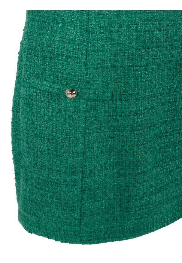 Guess Spódnica "Dianne" | Q3GD32WFGM0 | Kobieta | Zielony. Kolor: zielony. Materiał: poliester. Długość: krótkie. Styl: klasyczny, elegancki