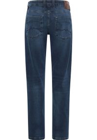 Mustang - MĘSKIE SPODNIE JEANSOWE MUSTANG MICHIGAN STRAIGHT DENIM BLUE 1015014 5000 882